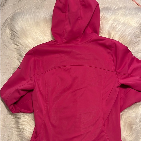 Spyder Vibrant Pink Hooded Jacket - Picture 4 of 6